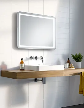 Badspiegel FRAME LED 50x50 cm