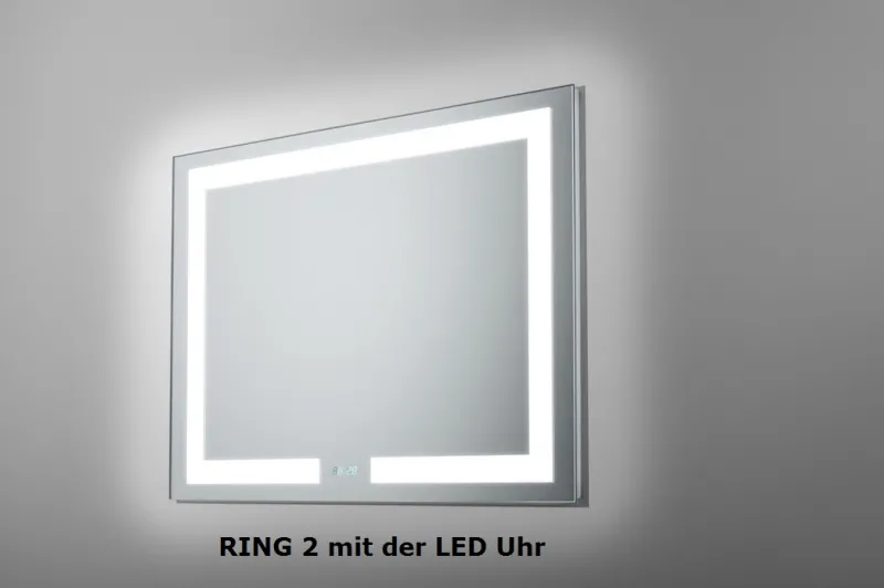 Badspiegel RING 2 LED 