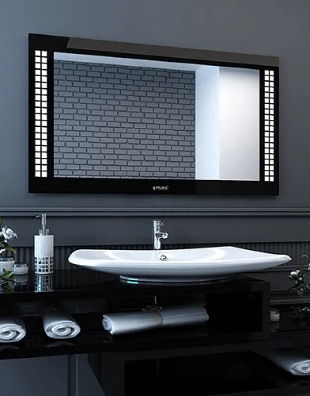 Badspiegel CUBI LED 100x63cm