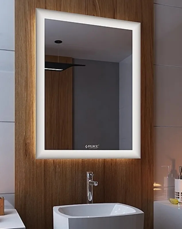 Badspiegel RING LED 53x63cm